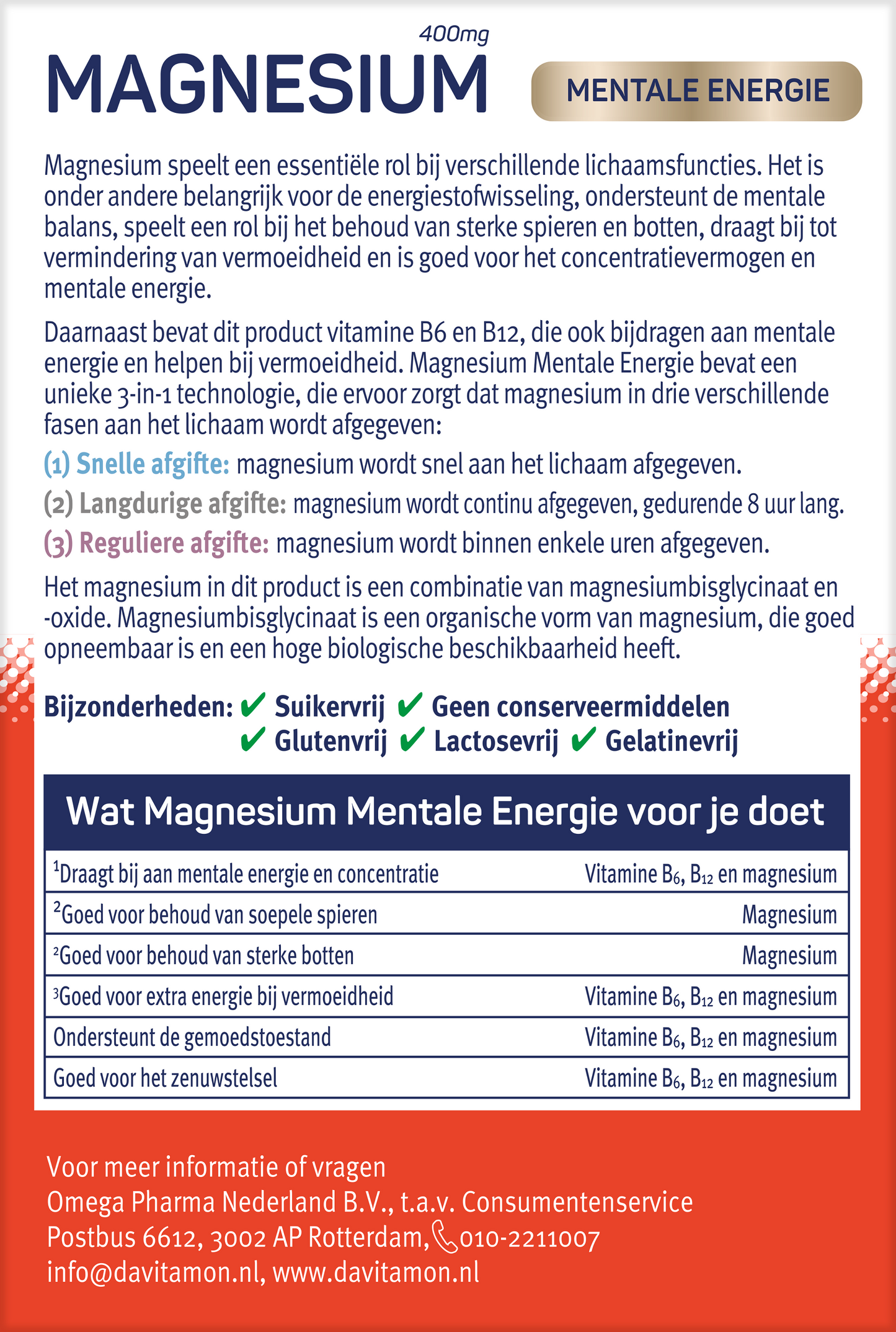 Davitamon Magnesium mentale energie 30.00 Tabletten