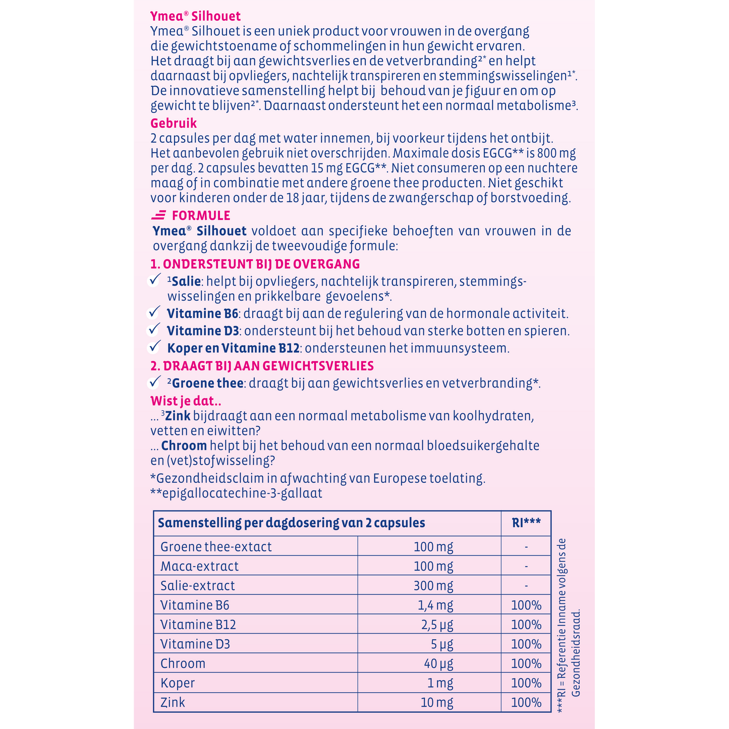Ymea Overgang silhouet 64.00 Capsules