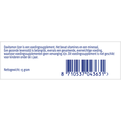 Davitamon IJzer met B12 33 Tabletten