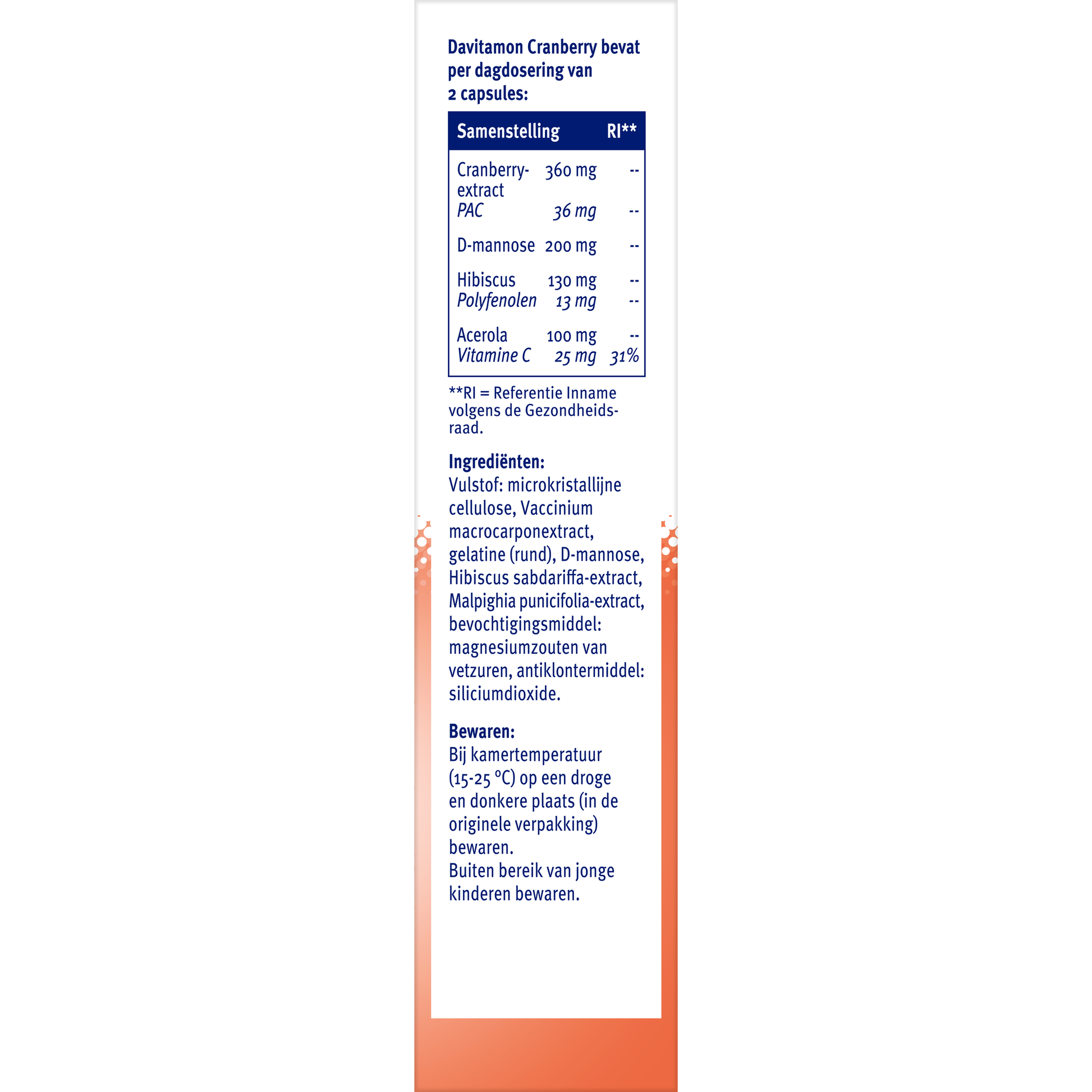 Davitamon Cranberry 30 Capsules