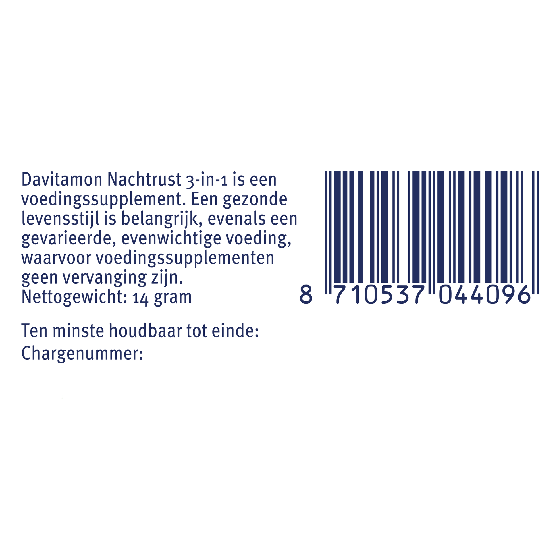 Davitamon Nachtrust 3-in-1 20 Capsules