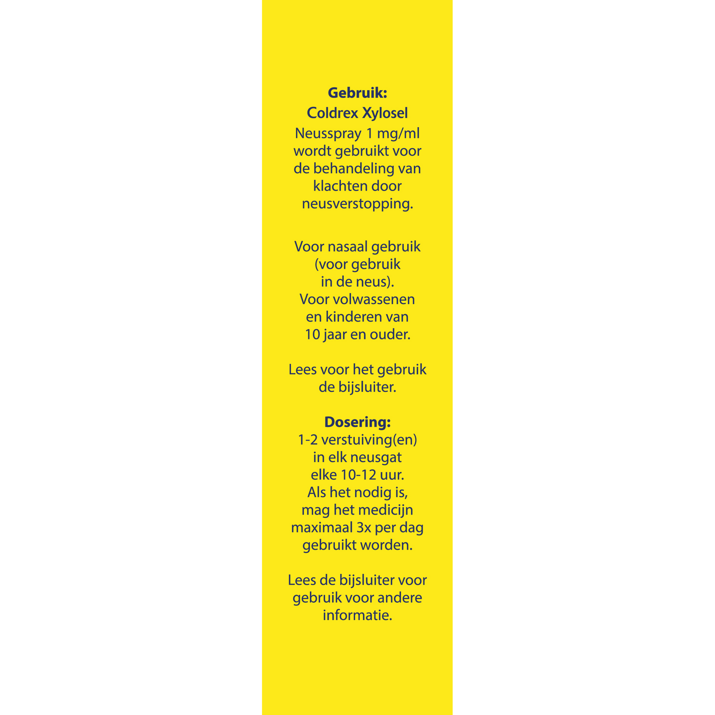 Coldrex Neusspray xylometazoline 1mg/ml 10.00 Milliliter