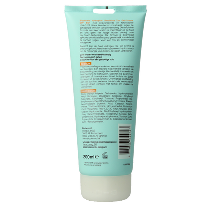 Biodermal Gelcreme ultralicht SPF50+ 200 Milliliter