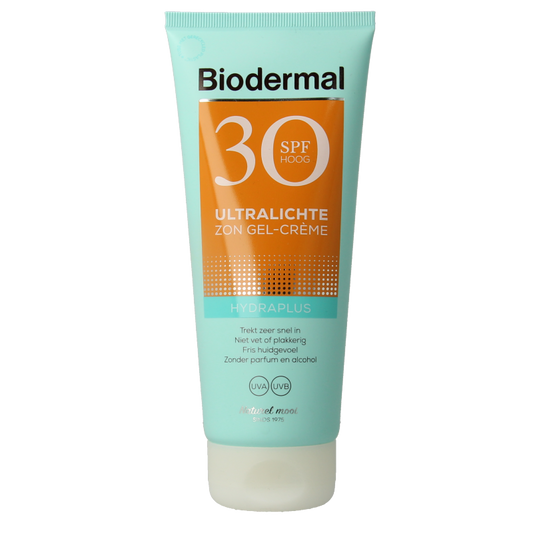 Biodermal Gelcreme ultralicht SPF30 200 Milliliter