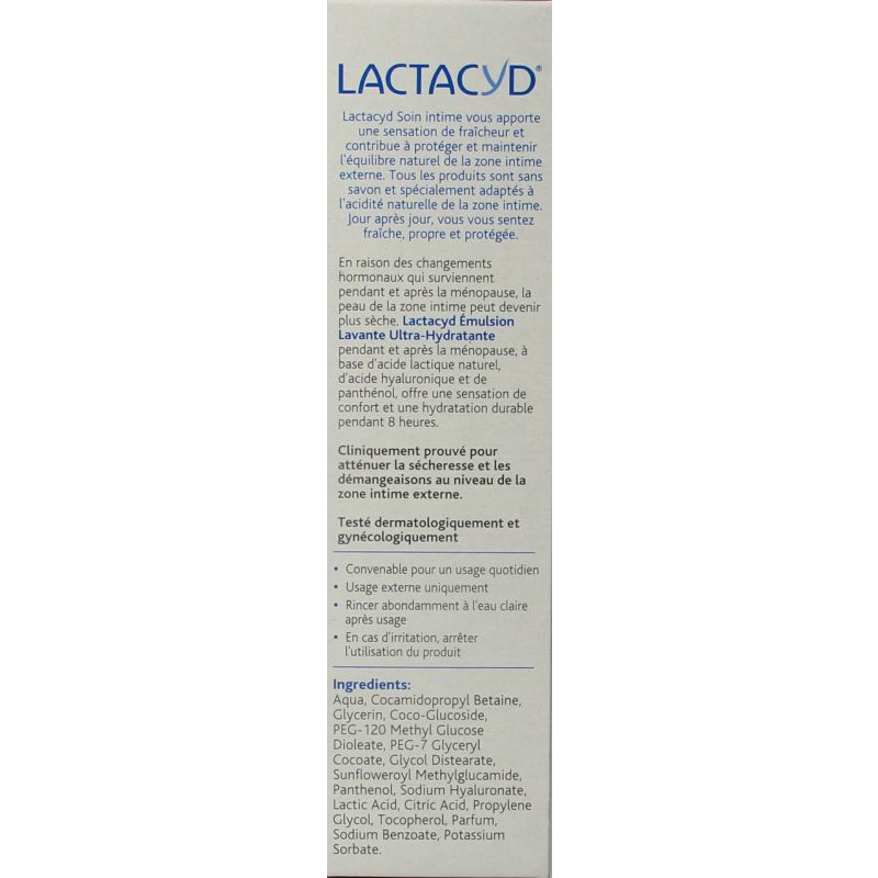 Lactacyd Wasemulsie ultra hydraterend overgang 200 Milliliter