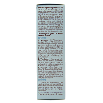 Biodermal Dagcreme anti-pigment SPF50 50 Milliliter