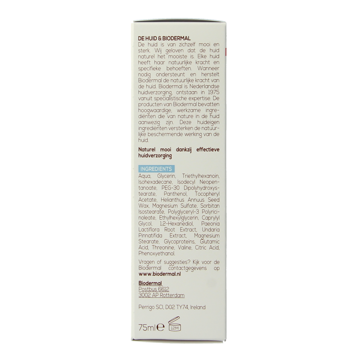 Biodermal Litteken creme 75.00 Milliliter