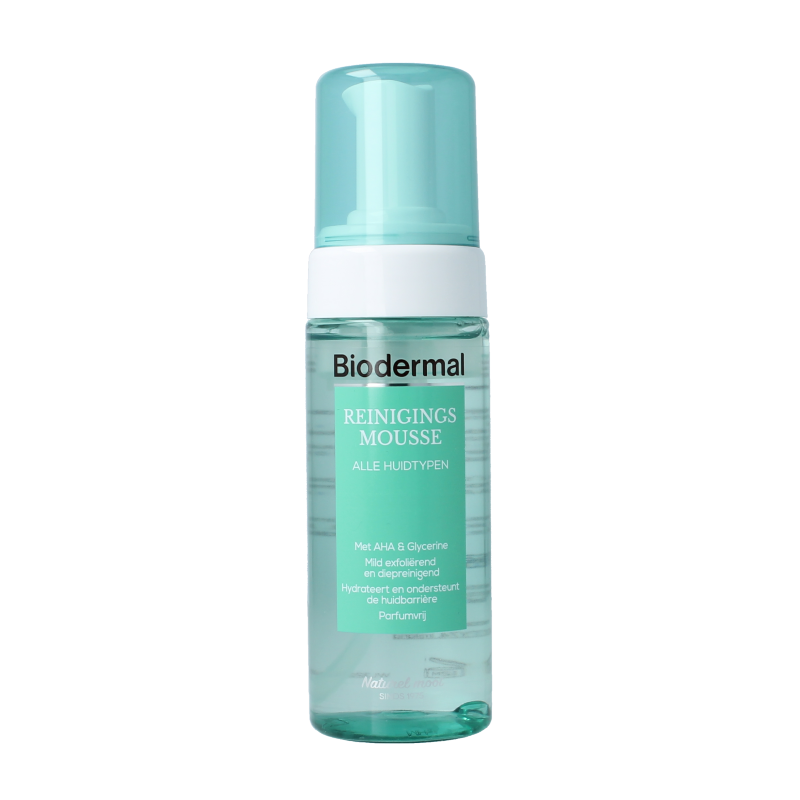 Biodermal Reinigingsmousse alle huidtypen 150 Milligram