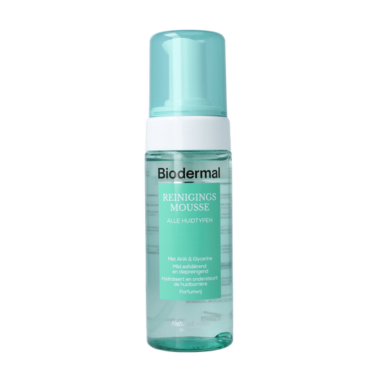 Biodermal Reinigingsmousse alle huidtypen 150 Milligram