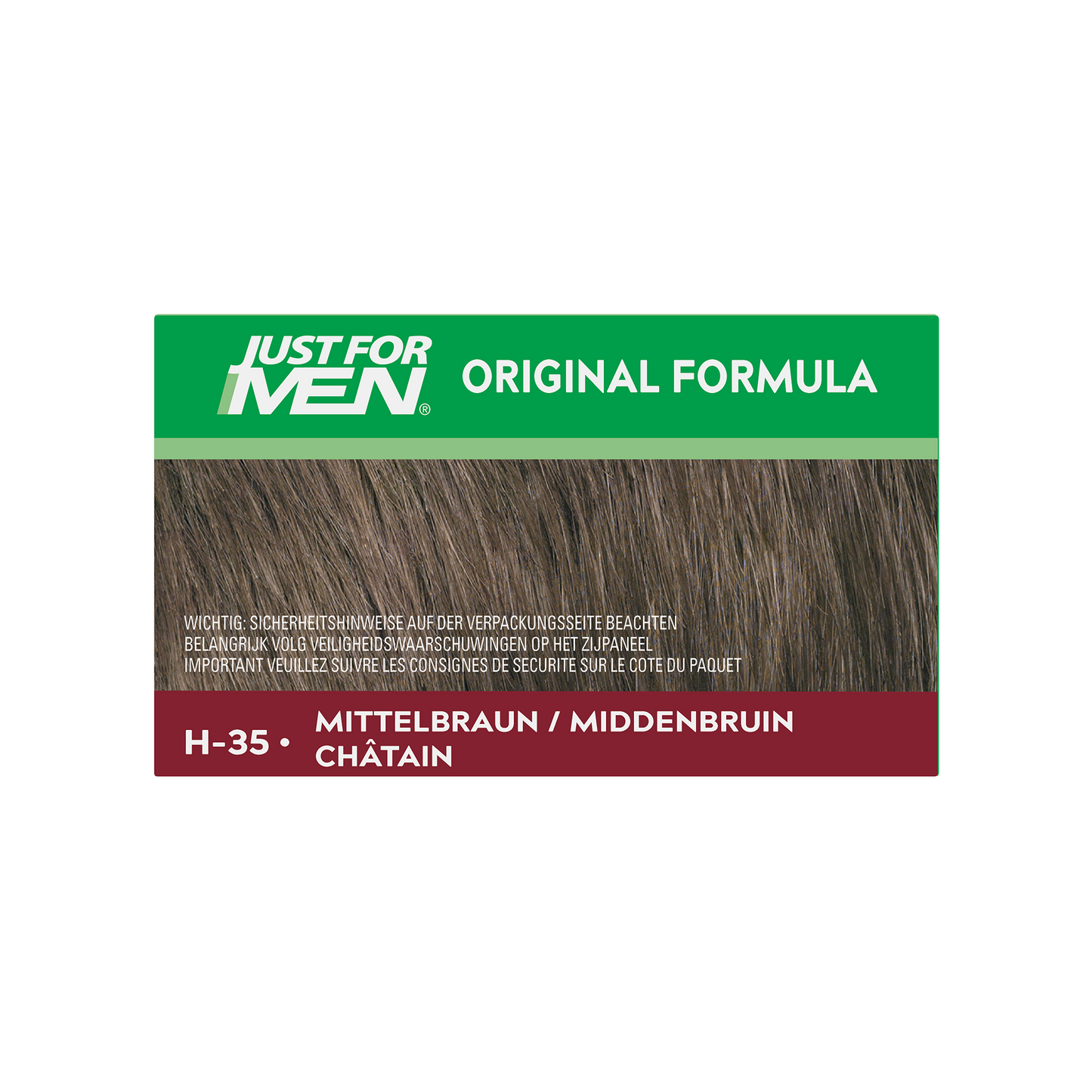 Just For Men Midden bruin H35 voorheen donker blond 2 x 30ml 1 Set