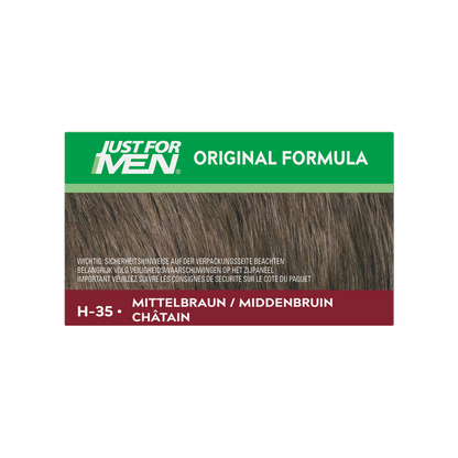 Just For Men Midden bruin H35 voorheen donker blond 2 x 30ml 1 Set
