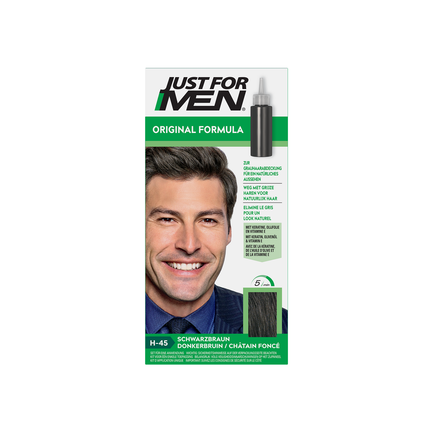 Just For Men Donker bruin H45 1 Set