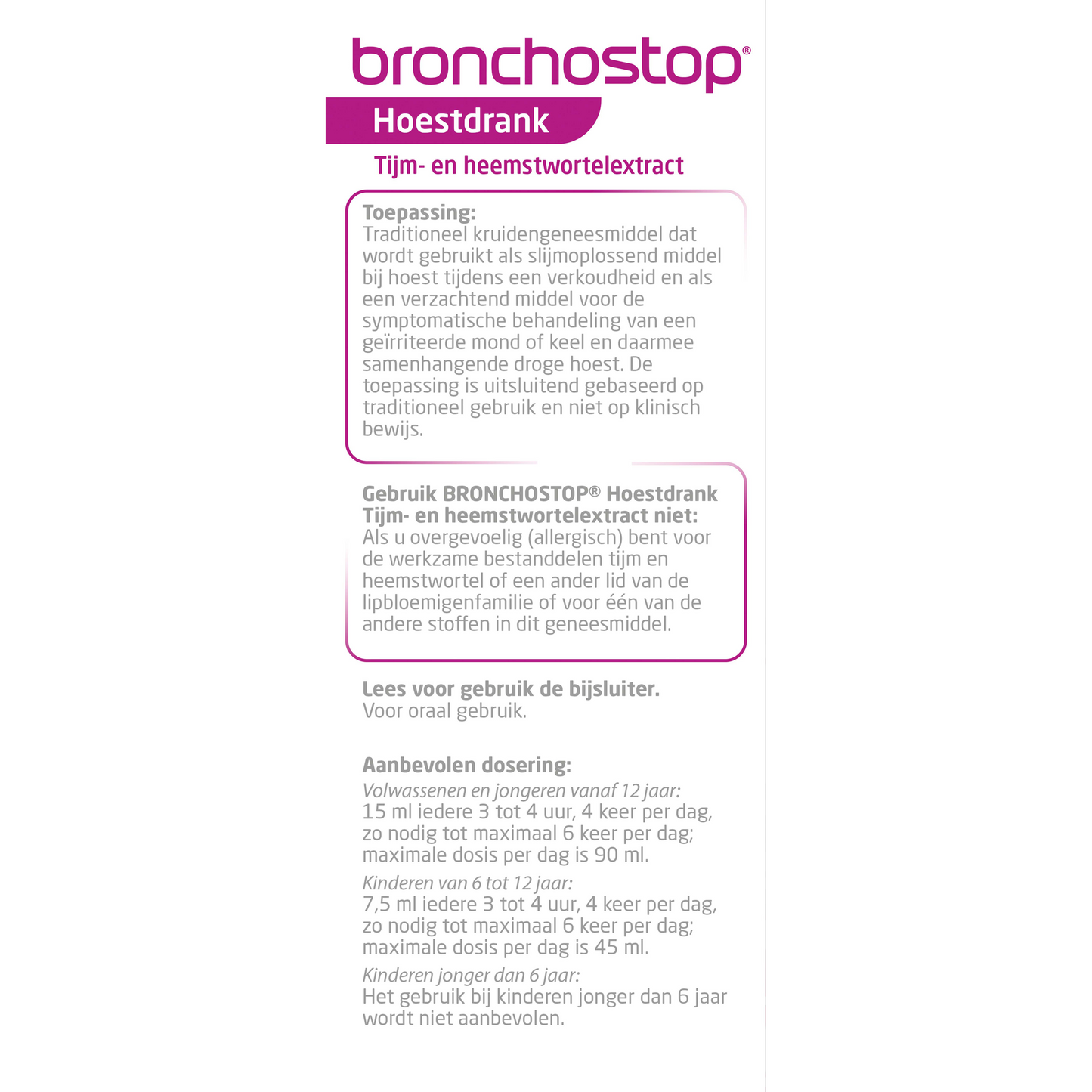 Bronchostop Hoestdrank 200.00 Milliliter