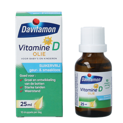 Davitamon Vitamine D olie 25.00 Milliliter