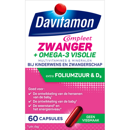 Davitamon Compleet zwanger plus visolie 60.00 Capsules