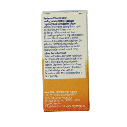 Davitamon Vitamine K olie 10 Milliliter