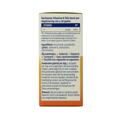Davitamon Vitamine K olie 10 Milliliter