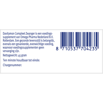 Davitamon Compleet zwanger 60.00 Tabletten