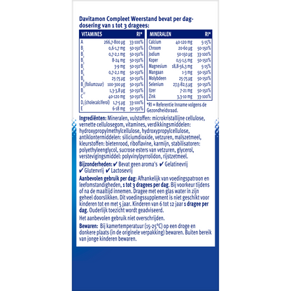 Davitamon Compleet weerstand 400.00 Dragees
