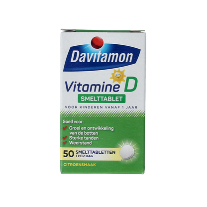 Davitamon Vitamine D kind smelttablet 50.00 Tabletten