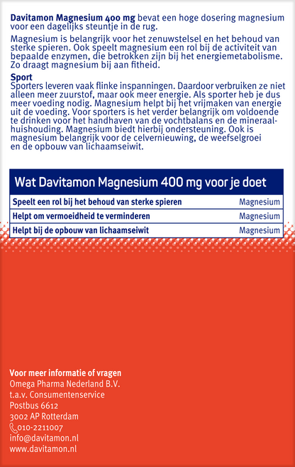 Davitamon Magnesium 400mg 30 Tabletten
