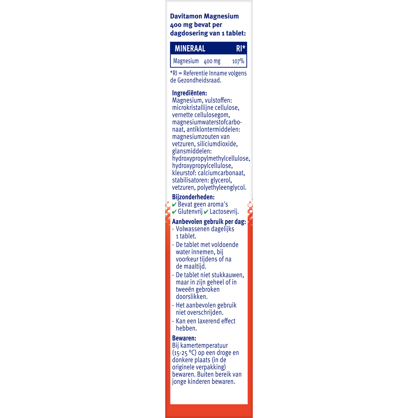 Davitamon Magnesium 400mg 30.00 Tabletten