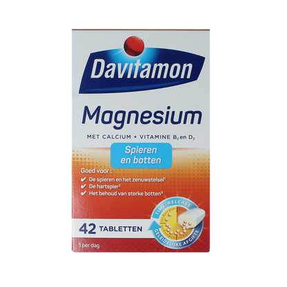 Davitamon Magnesium spieren en botten 42.00 Tabletten