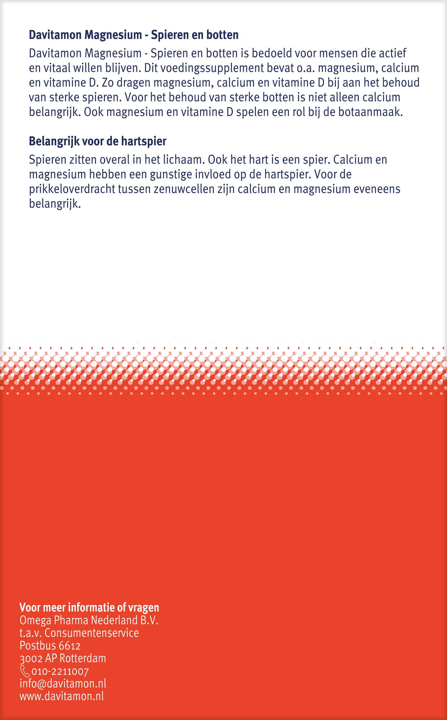 Davitamon Magnesium spieren en botten 42 Tabletten