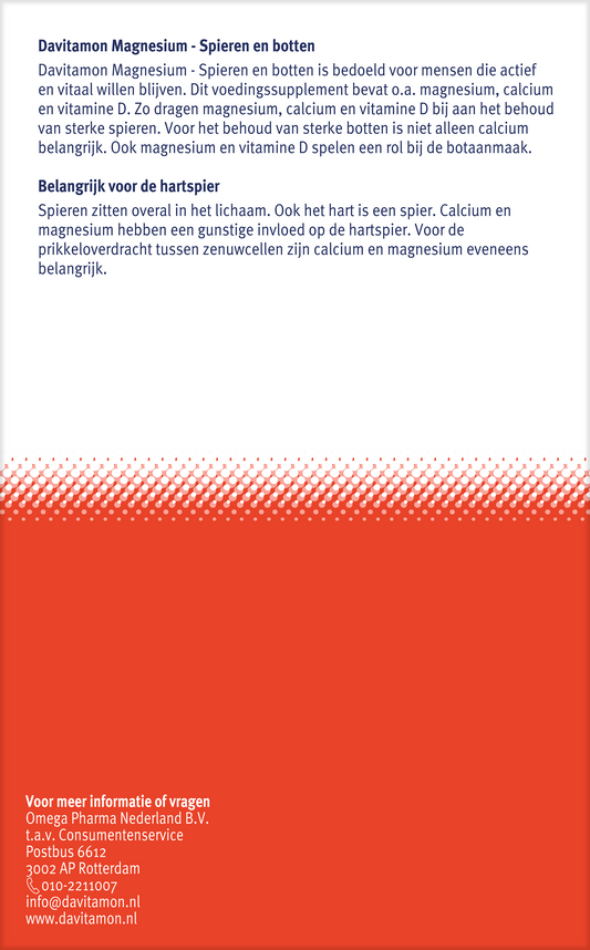 Davitamon Magnesium spieren en botten 42 Tabletten
