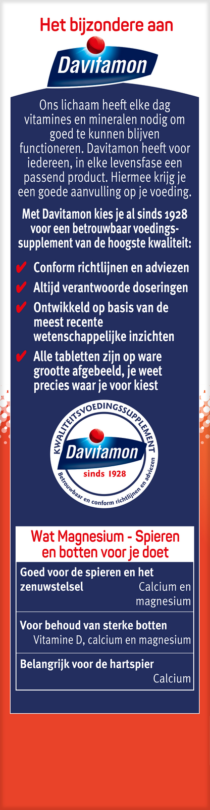 Davitamon Magnesium spieren en botten 42 Tabletten