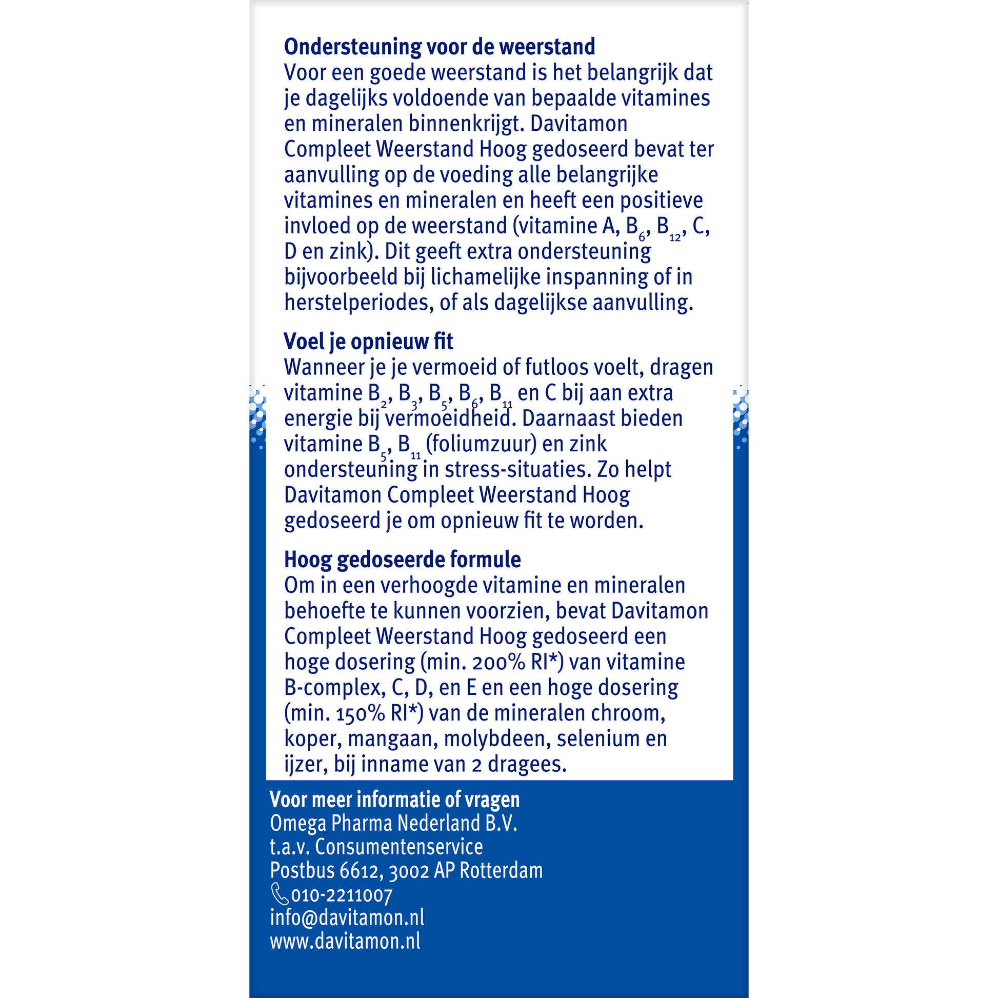 Davitamon Compleet weerstand hoog gedoseerd 150.00 Dragees
