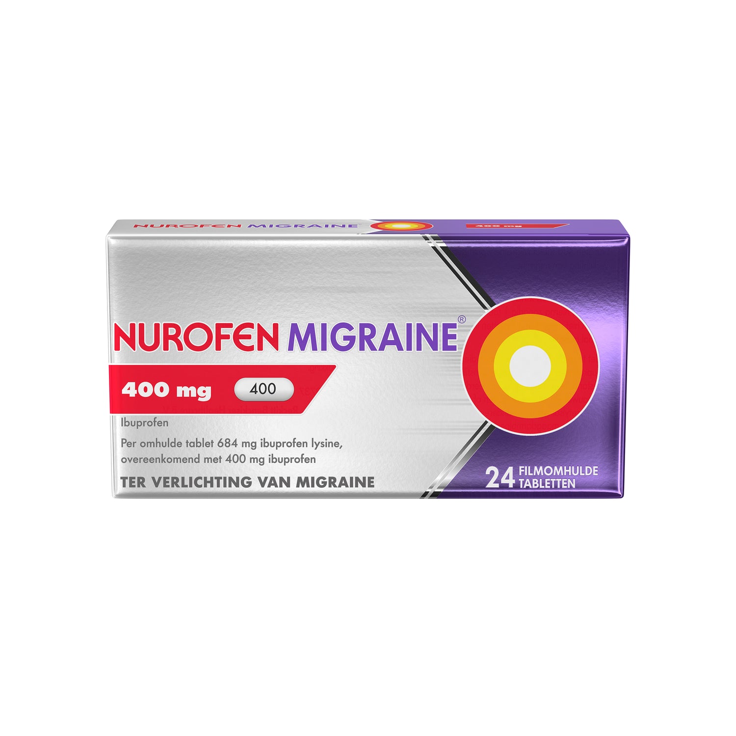 Nurofen Migraine 400 mg omhulde tabletten 24.00 Tabletten