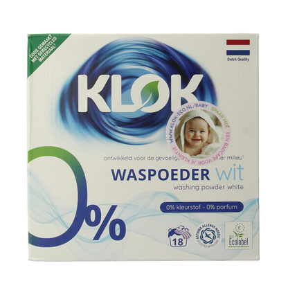 Klok Waspoeder wit 1170 Gram
