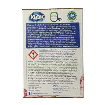 Klok Waspoeder kleur 1170 Gram
