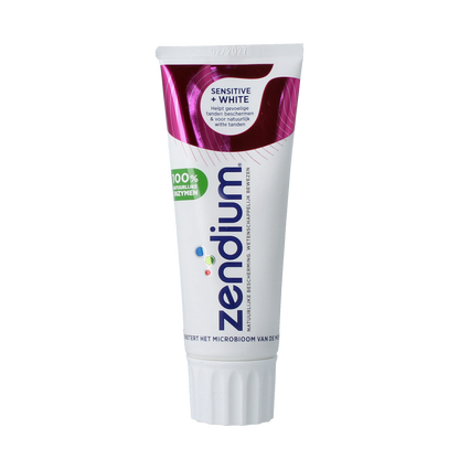 Zendium Tandpasta sensitive whitener 75.00 Milliliter