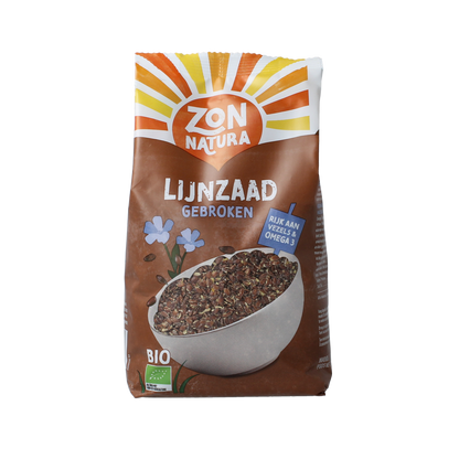 Zonnatura Lijnzaad gebroken bio 400.00 Gram