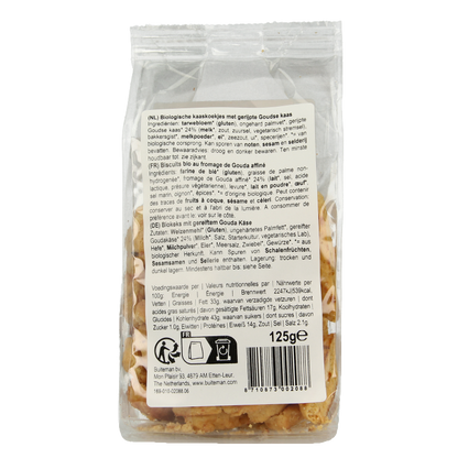 Buiteman Kaaskoekjes bio 125 Gram