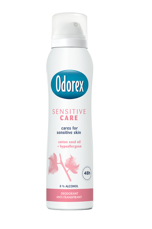 Odorex Body heat responsive spray sensitive care  150.00 Milliliter