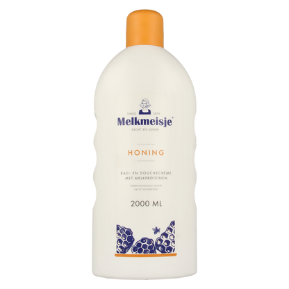 Melkmeisje Bad en douche honing 2.00 Liter