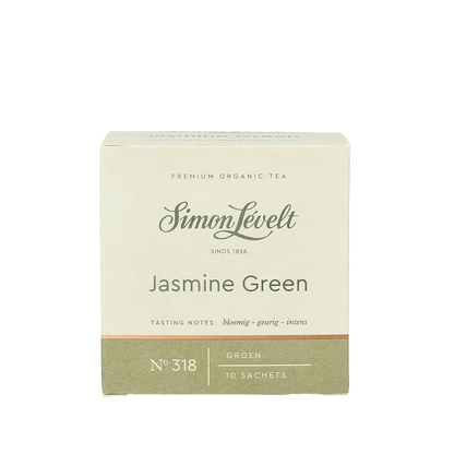 Simon Levelt Groene thee jasmijn bio 10.00 Zakjes