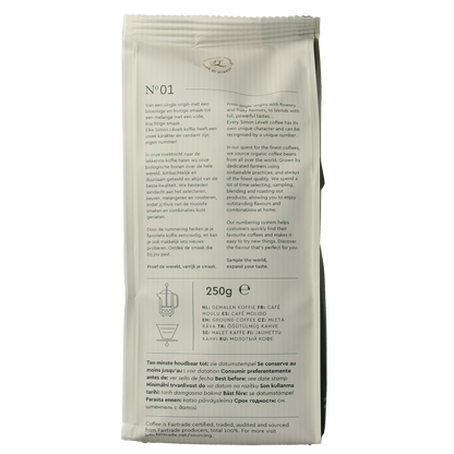 Simon Levelt Cafe organico dolce snelfilter bio 250.00 Gram