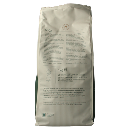 Simon Levelt Forte superior blend gemalen koffie bio 1 Kilogram