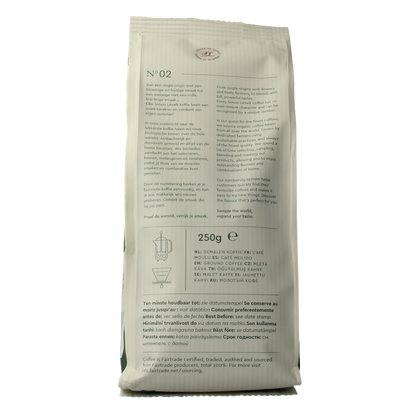 Simon Levelt Cafe organico forte snelfilter bio 250 Gram