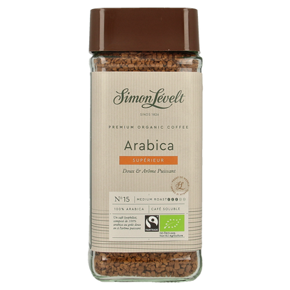 Simon Levelt Cafe organico Arabica instant bio 100.00 Gram