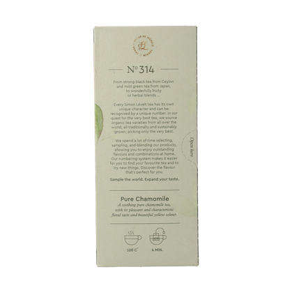 Simon Levelt Pure chamomile bio 20 Zakjes