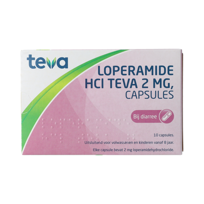 Teva Loperamide HCL 2mg 10.00 Capsules