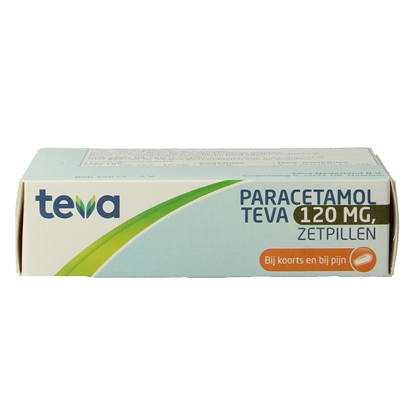 Teva Paracetamol 120 mg 10 Zetpillen