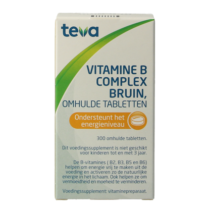 Teva Vitamine B complex bruin los 300 Tabletten