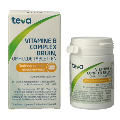 Teva Vitamine B complex bruin los 300 Tabletten