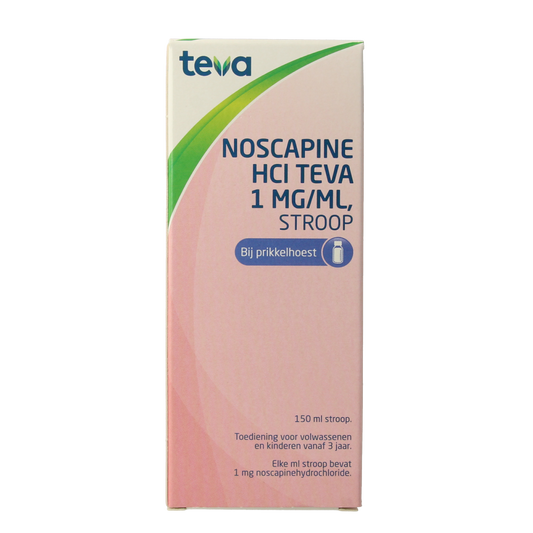 Teva Noscapine siroop HCL 150.00 Milliliter
